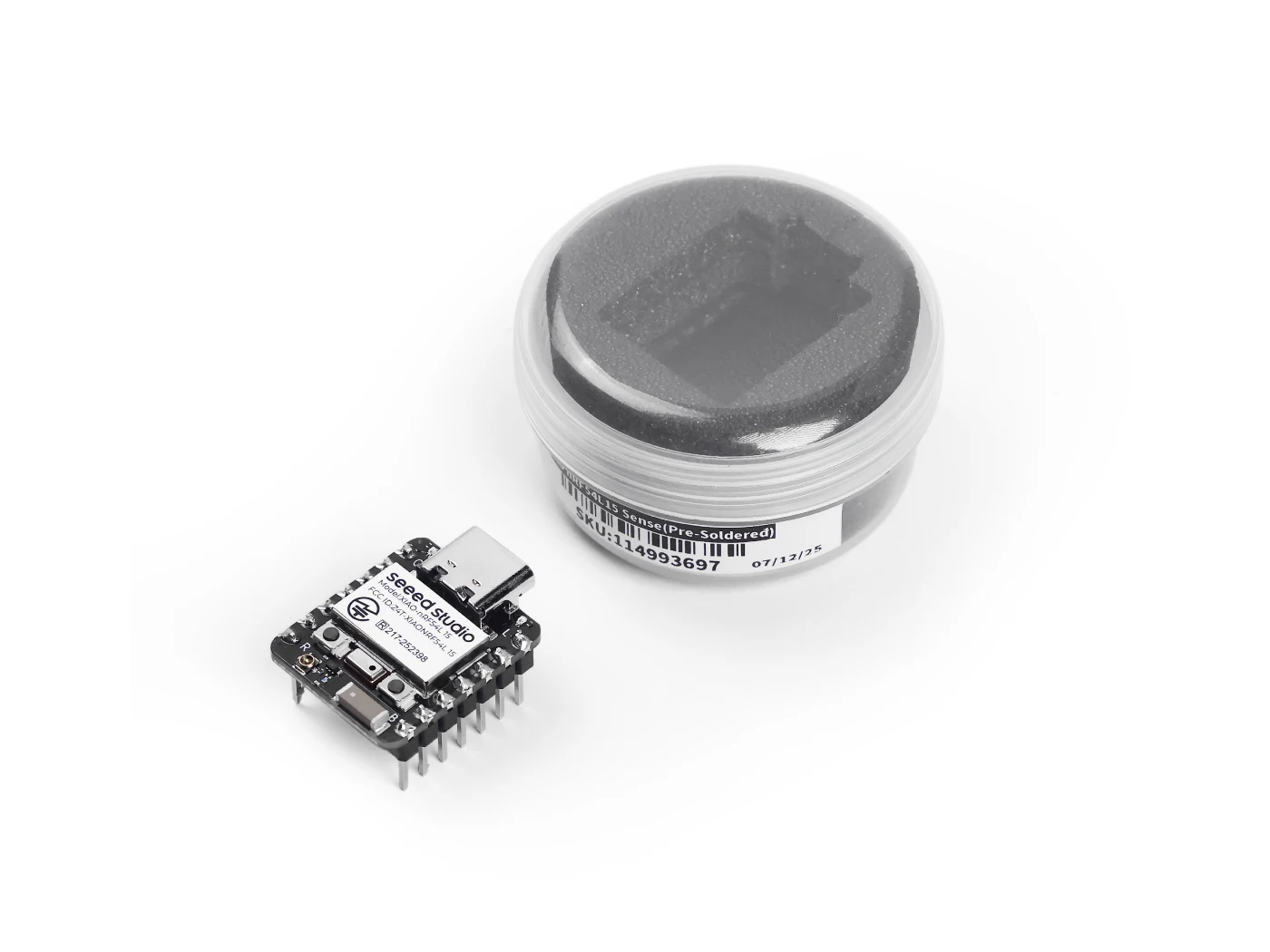 Seeed Studio XIAO nRF54L15 لوحة تطوير ملحومة مسبقًا BLE6 Zigbee Thread، 1.5 ميجابايت NVM، 128 ميجا هرتز MCU + RISC-V