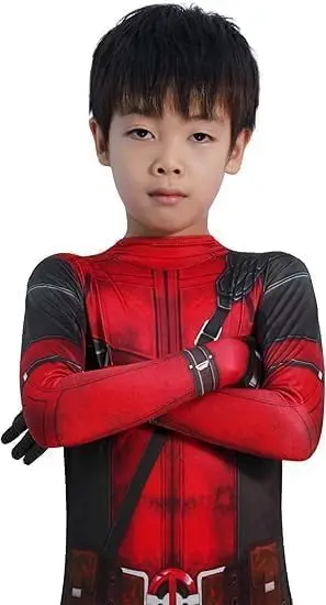 Halloween Costumes 3D Print Bodysuit Heroes Jumpsuit Outfits with Headwear Cosplay Costume for Kids