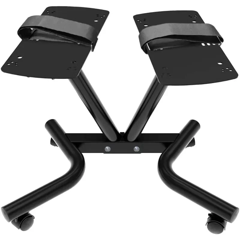 

Dumbbell Stand Fitness Dial Dumbbell Rack with Adjustable Belt for Home Gym Set