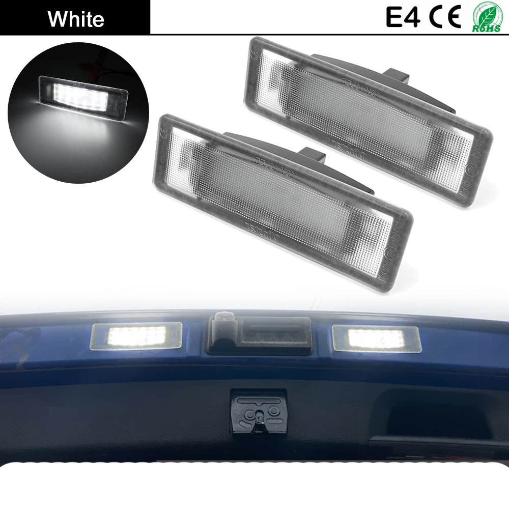 2PCS light For Hyundai Tucson(Wagon) 2019-2020 For Hyundai Sonata(Sedan) 2015-2017 Car Rear white LED  license plate light