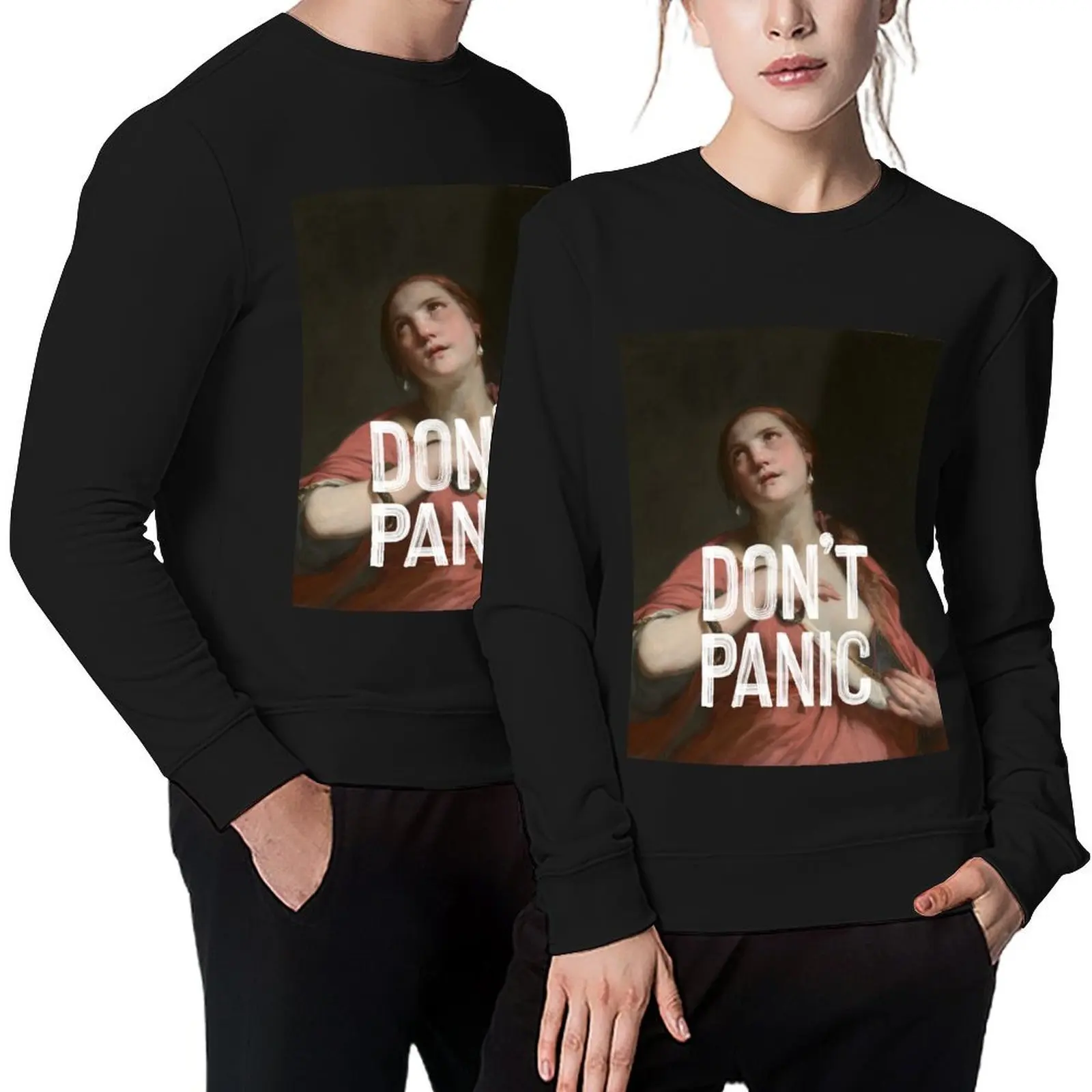 

Don't Panic Pullover mens designer clothes korean clothes men's clothing mens clothing men's sweatshirt