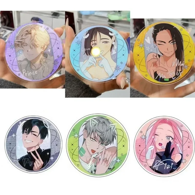2025 TV Alien Stage Acrylic Round Acrylic Cup Mats Table Pad For Home Office Kitchen Mizi Sua Ivan Till Hyuna Luka kids gift