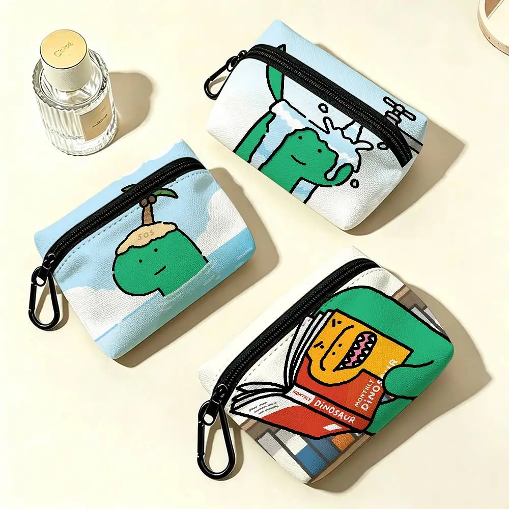 Cartoon J-Joguman S-Studio Portable Oxford Fabric Mini Wallet Carabiner Design Small Coin Bag For Cards Keys Earphones