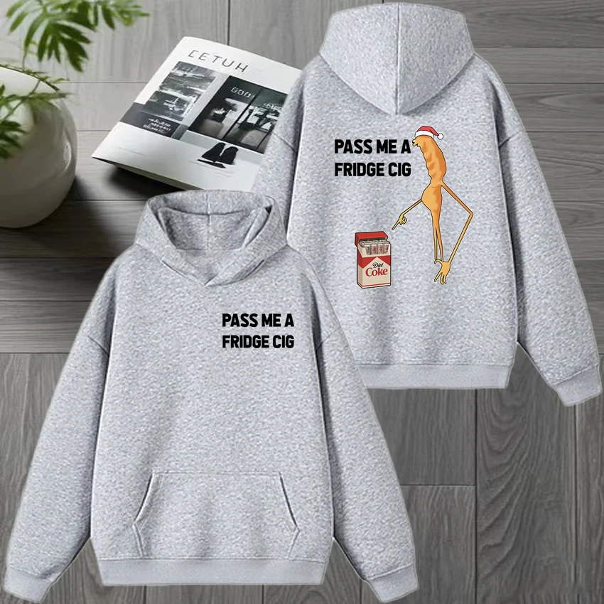 جديد ماركوس دودة عيد الميلاد تمريرني ثلاجة سيج الرسومات البلوفرات للجنسين موضة الكرتون البلوز الرجال النساء كنزة بغطاء رأس من الصوف #5