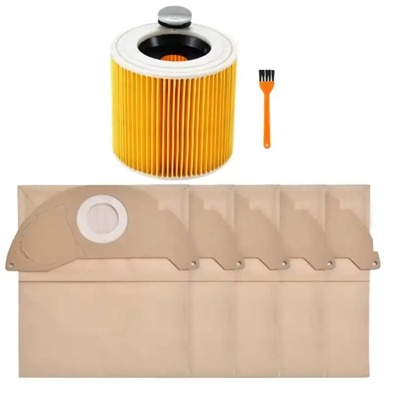 BBNV-For Karcher WD2 MV2 WD 2.200 A2004 A2054& Filter 6.414-552.0 Vacuum Cleaner Bags& Filters 6.904-322.0