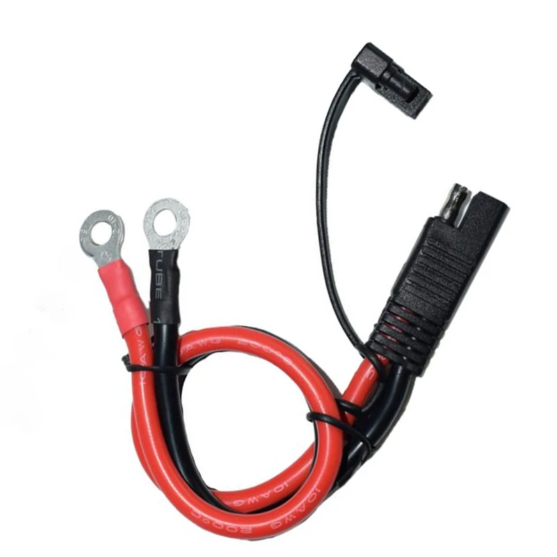 10AWG SAE Charger Cable For Motorcycle Battery Terminal To SAE Quick Extension Cord Cable Connector For Battery Charger ﻿