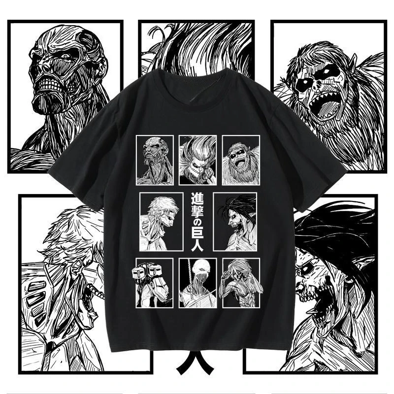 ataque-em-tita-camiseta-de-manga-curta-masculina-eren-mikasa-corporal-levi-co-branded-anime-perifericos-bidimensional-de-manga-curta