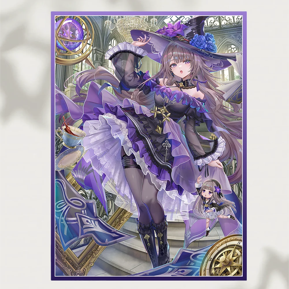 67X92mm 60 uds tamaño estándar CartoonArt fundas para tarjetas de Anime MGT/PTCG juego de carga superior juego de mesa Protector de tarjetas comerciales