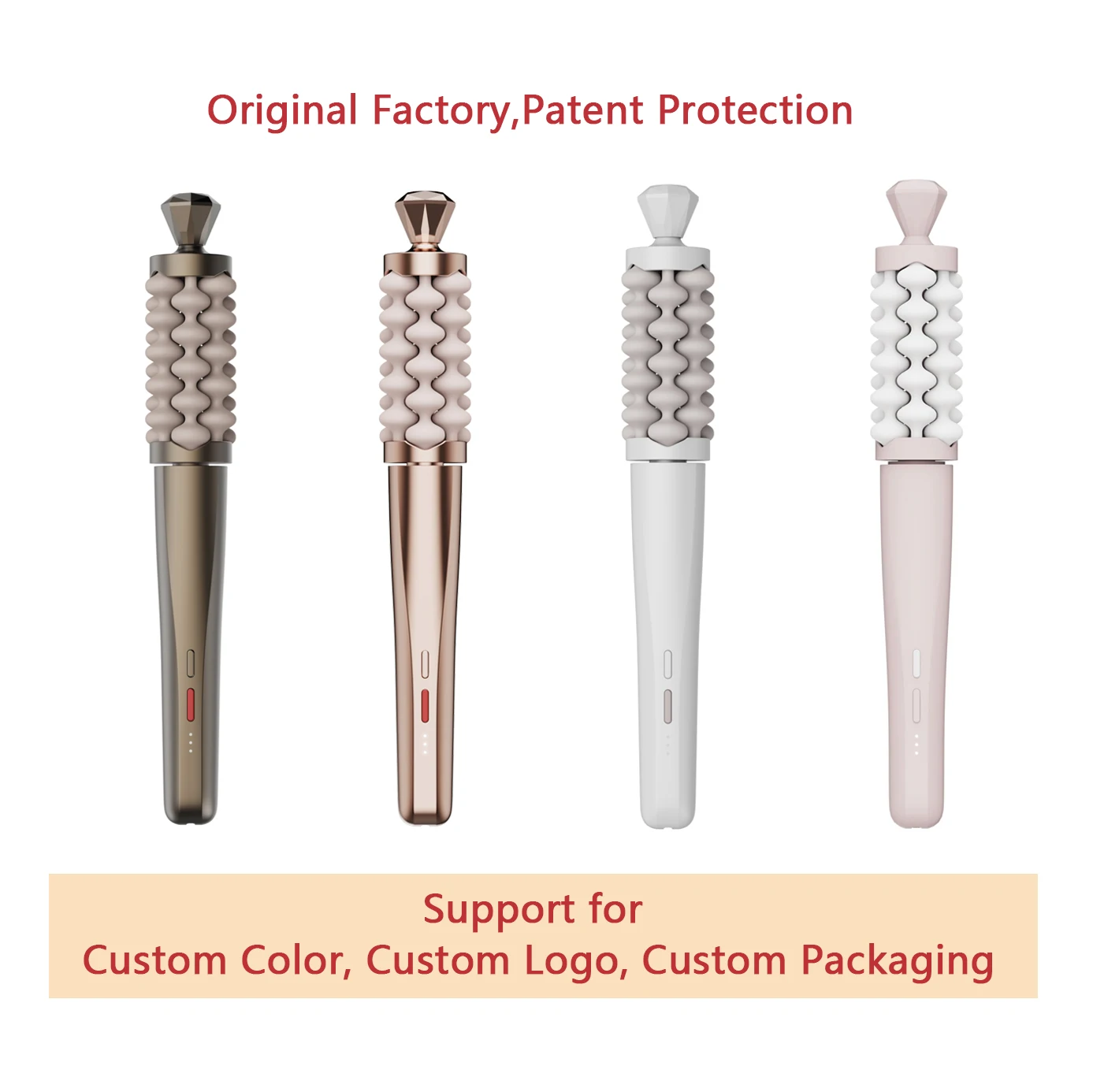 Premium Facial Neck Massager Wand Anti‑Aging Lifting Skin Tightening Home Beauty Sculpting Device
