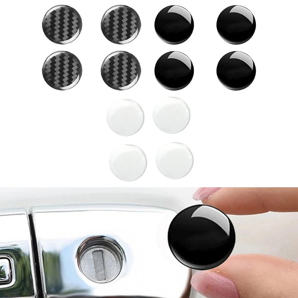 4pcs Car Lock Protection Stickers Door Lock Keyhole Stickers For BMW E46 E85 E60 For F10 E39 F30 E36 F20 E87 E90 E70 X3 For X5