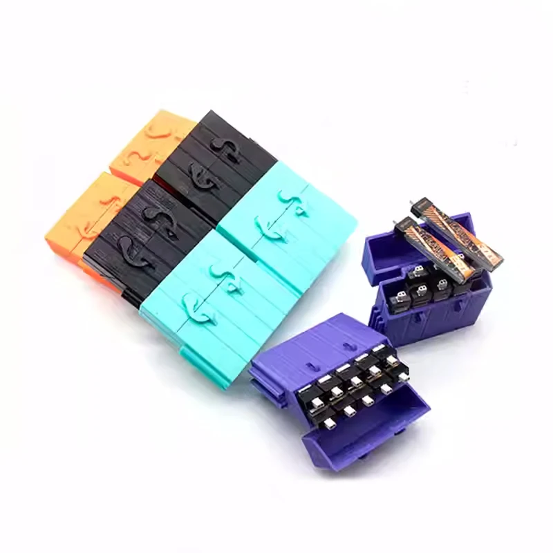2PCS 3D Printed PETG 1S Battery Storage Box Holder for 65mm Micro FPV RC Drone Portable Battery Protection Hard Shell Case