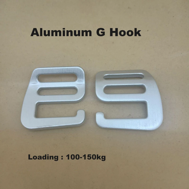 2 قطعة الألومنيوم G هوك سلم الشريحة مشبك حزام ظهره حزام الضابط حزام اكسسوارات 20 مللي متر 25 مللي متر 32 مللي متر 38 مللي متر 50 مللي متر #2