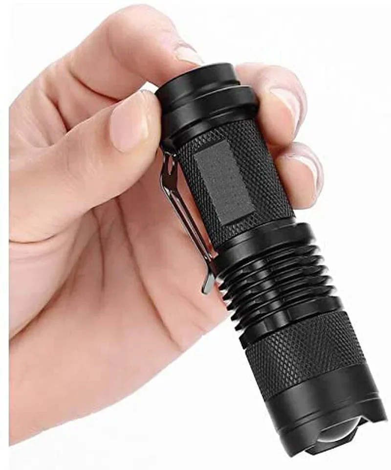 3W Portable Mini Pen LED Flashlight Waterproof Pen Light Pocket Torch Powerful LED Lantern AA Battery for Camping Hunting