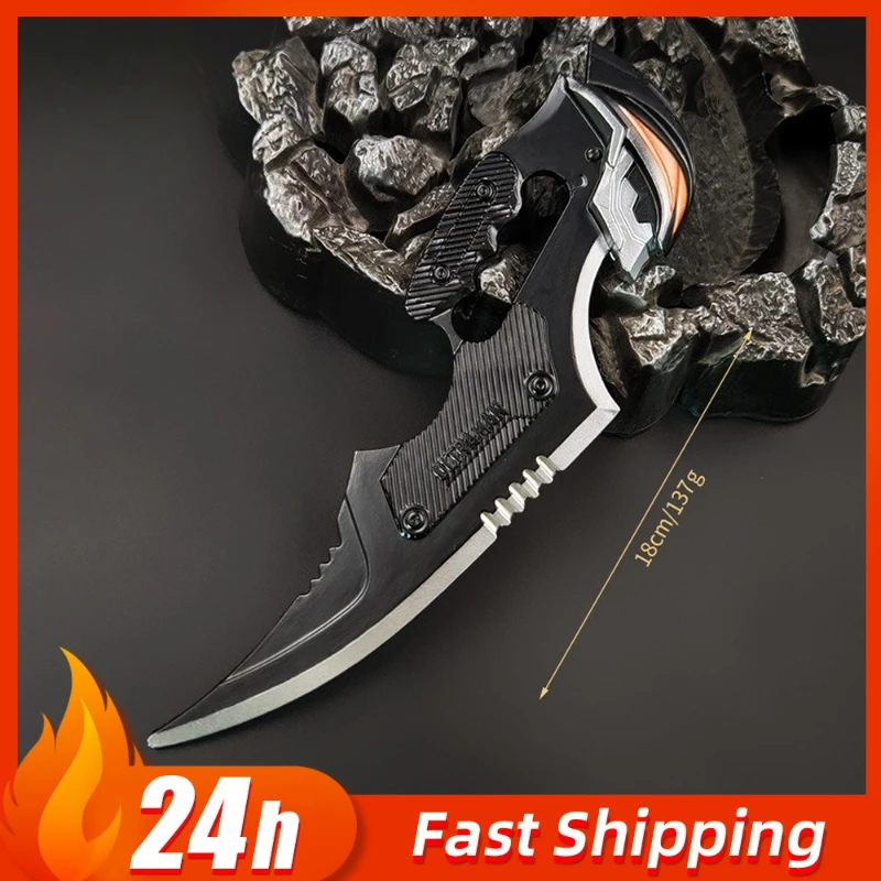 18 cm/7.09in Arena Breakout Perifere Belial Dusk Game Melee Mes Model Metalen Ambachten Speelgoed Zwaard Desktop Ornamenten jongens Geschenken
