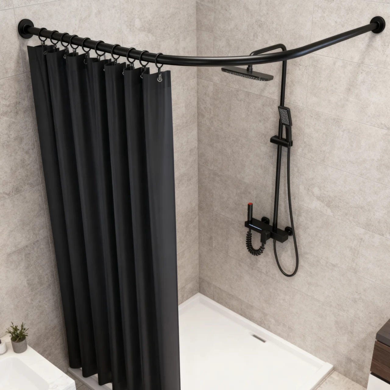 Thumbnail 2 - #75 Best Shower Curtain Rails to Buy In 2026