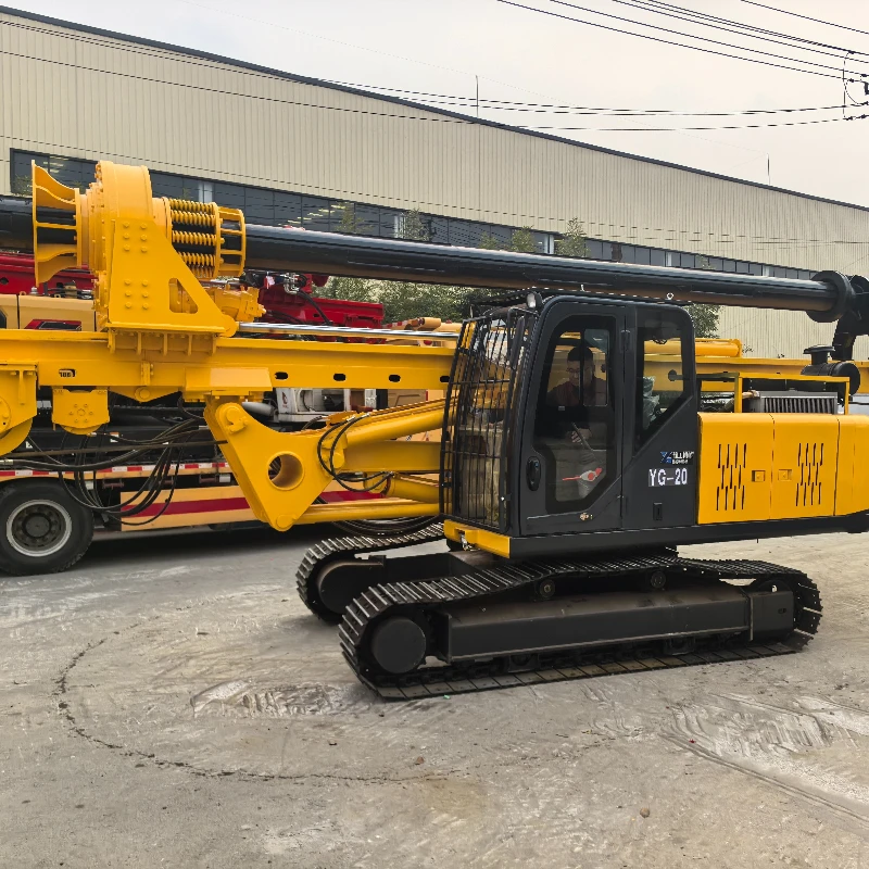 Heavy Equipment Drilling Rig - เครื่องเจาะเสาเข็มแบบหมุนสำหรับงานก่อสร้างเสาเข็มแบบเจาะลึก อุปกรณ์ขุดเจาะดินไฮดรอลิกสำหรับงานหนัก