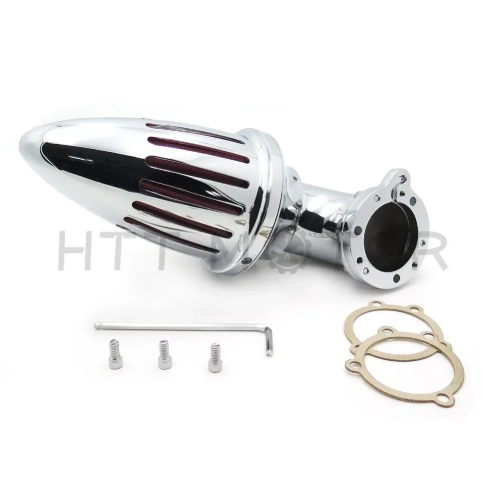 Motorcycle Spike Air Cleaner Filter Kits for Harley 2016-2017 FXDLS,2008-2016 Touring and Trike CHROME