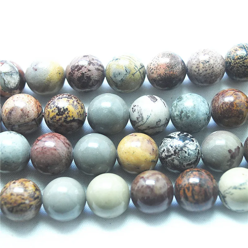 1 سلسلة 32 قطعة زهرة الزجاج الطبيعي جاسبر حجر فضفاض الخرز DIY بها بنفسك مجوهرات اكسسوارات 12 مللي متر كرة مستديرة عناصر خاصة