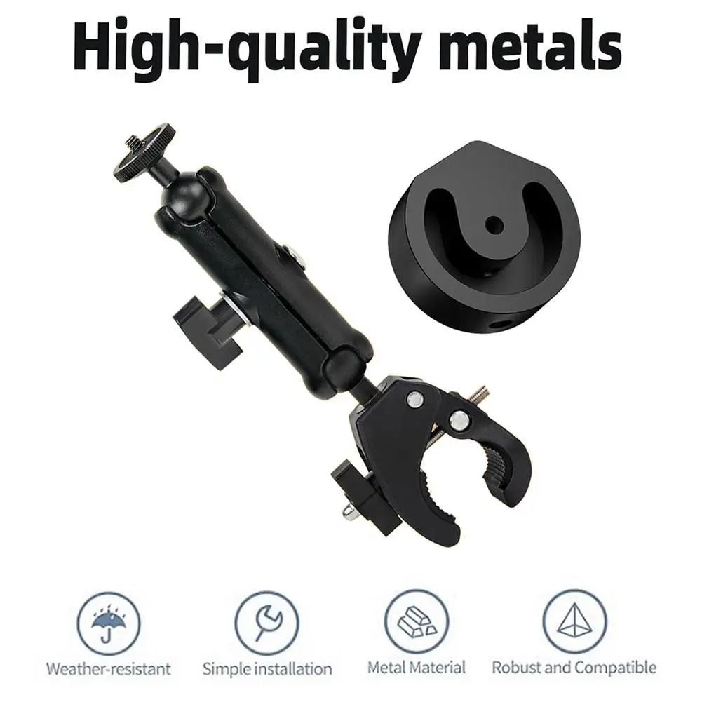 

Для StarLink Mini Mount Регулируемый зажимной кронштейн Комплект крепления на крышу для лестниц на колесах Багажник на крышу Балкон Y2G9