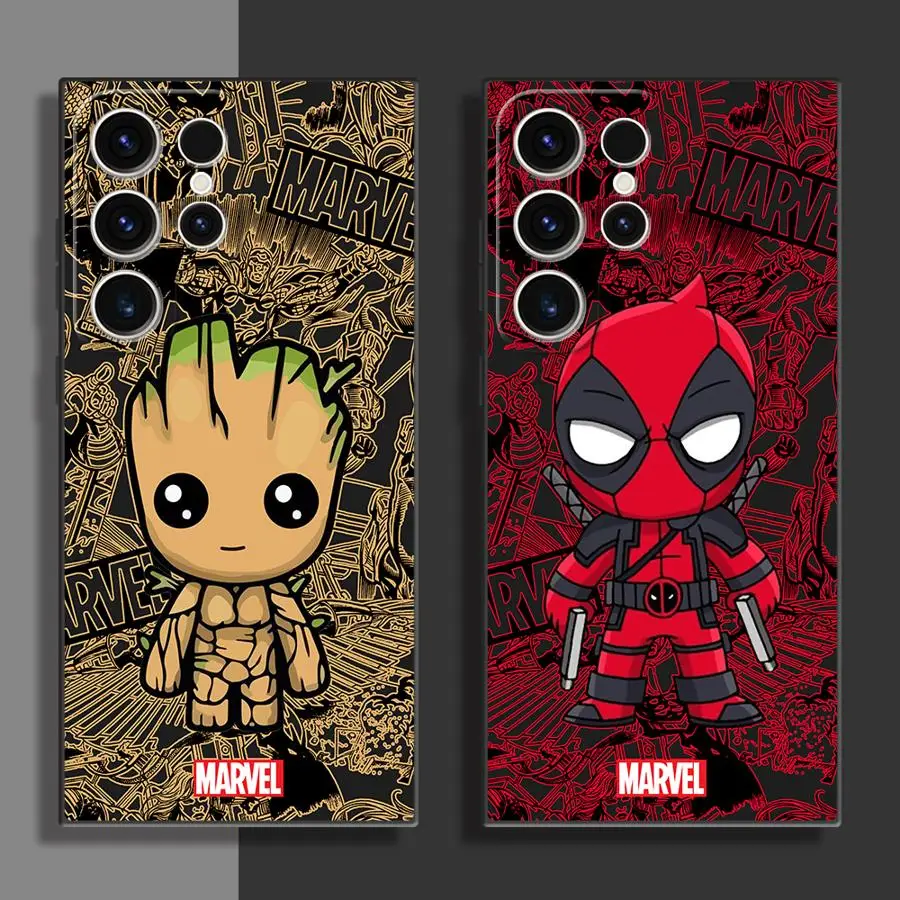 Marvel Groot Phone Case for Samsung Galaxy S22 Plus S21 5G S21 FE S24 S25 Ultra S20 S23 Ultra S22 Ultra Cover