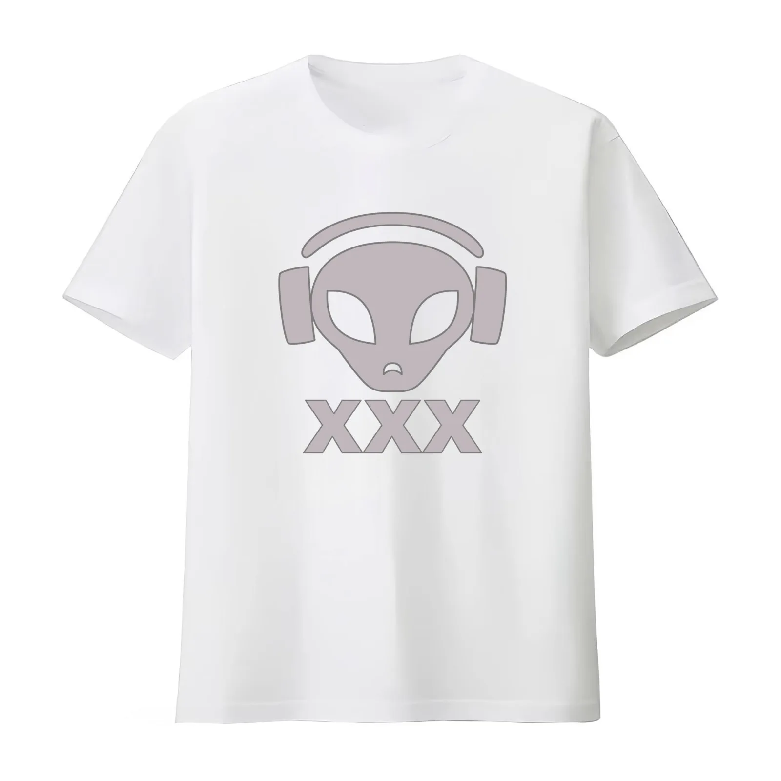 Watase Kiui (Yoru no Kurage wa Oyogenai) Alien with Headphones T-Shirt Summer Casual Cotton Tee Oversized Streetwear Tops