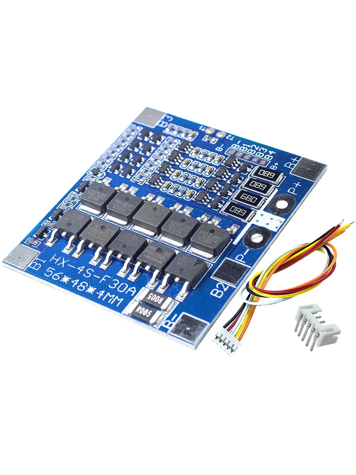BMS 4S 14.8V 30A Li-ion Litowo-jonowy 18650 PCB Płytka Zabezpieczająca Ładowanie Akumulatora z Balanserem 12.8V Litowo-żelazowo-fosforanowy HX-4S-F30A — zdjęcie produktu 7