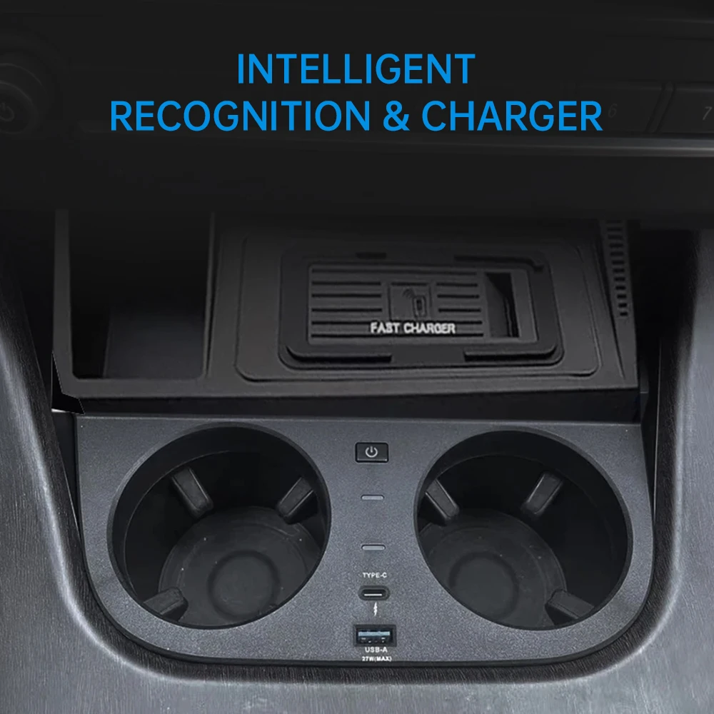 For BMW X3 F25 X4 F26 2014-2018 15W Car Wireless Charger Fast Phone Charger Charging Pad Panel