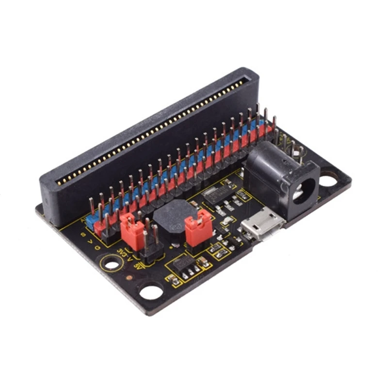 Bit Enhanced Microsbit Learning Board with Organized Wiring Layout, USB and External Power Access, Selectable Output and K1KF
