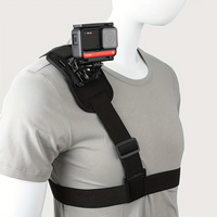 Shoulder Strap Mount Chest Harness Adapter For GoPro Hero 13 12 11 10 9 8 7 6 5  Black Edition/ DJI/Insta 360