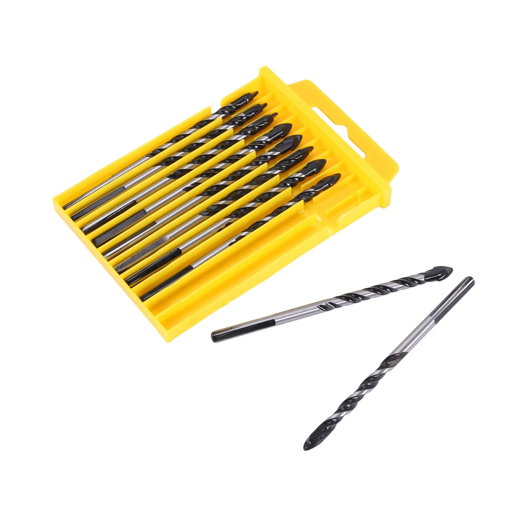 MOPHE-Punte da trapano multiuso, set di punte da trapano multimateriale da 30 pezzi da 6 mm per forare piastrelle, vetro, cemento, mattoni