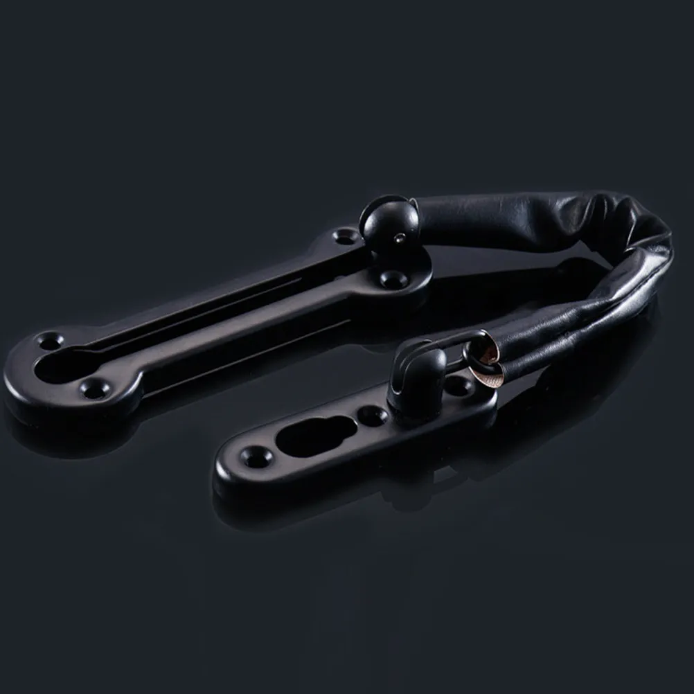 

Heavy Duty Stainless Steel Door Chain Lock Strong Ventilation Viewing Gap Security Chain for Hotel Room Front Door Office Indoor