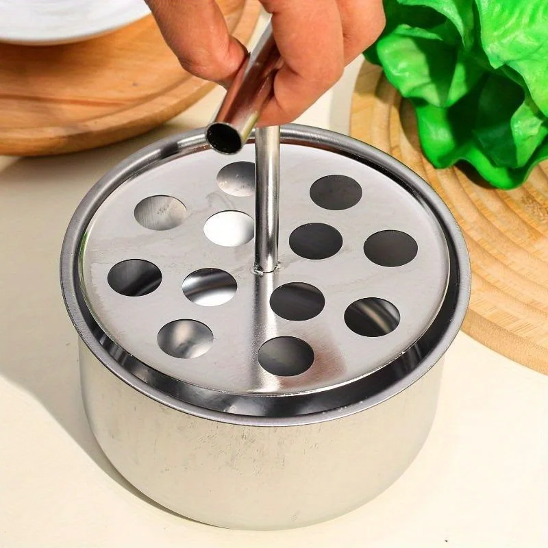6 Holes/12 Holes Stainless Stee Meatball Maker Kitchen Extruded Meatball Making Tool Meat Ball Mold Meatball Shaper for Kitchen