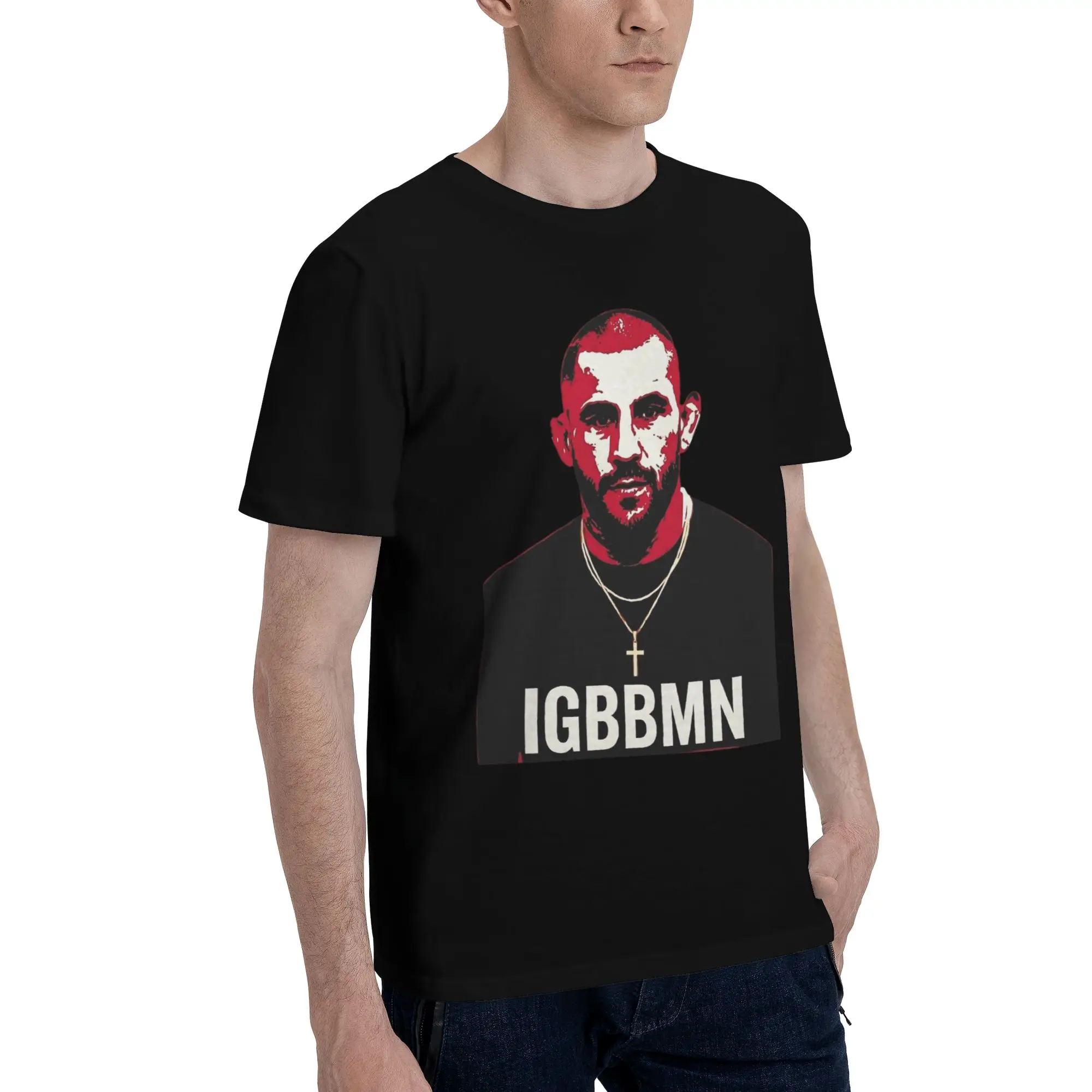 Dustins Poirier IGBBMN T Shirt Men Pure Cotton Novelty T-Shirt O Neck  Tee Shirt Short Sleeve Clothing Original
