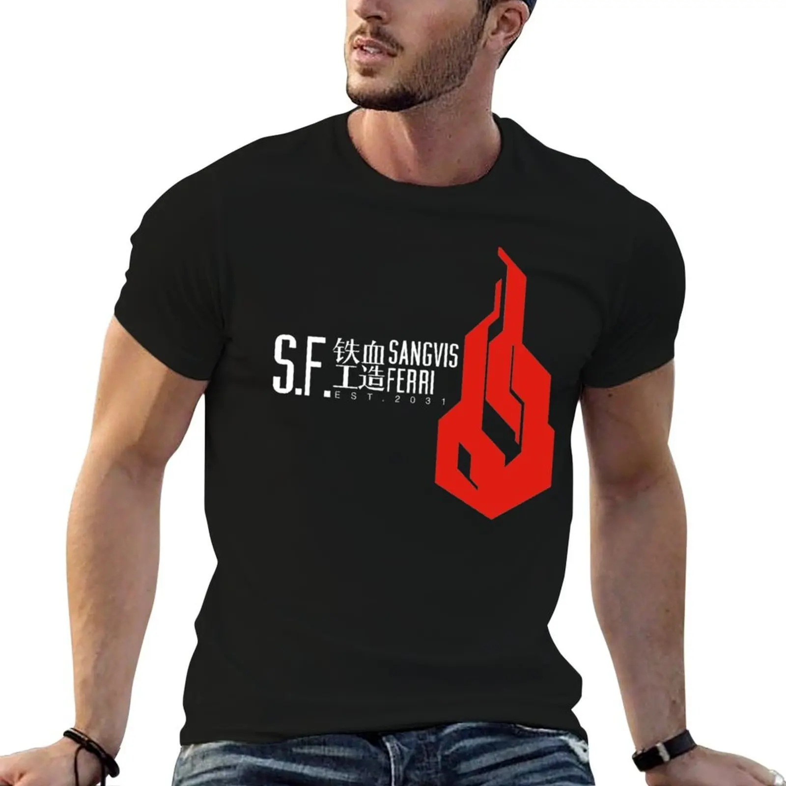Girls_ Frontline Sangvis Ferri T-Shirt new edition anime tshirt mens clothing