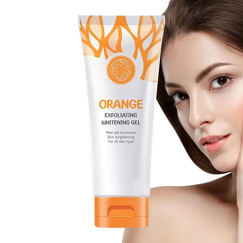 

Peeling Gel For Face Orange Brightening Gel Face Moisturizer Dead Skin Remover For Face Gently Exfoliator For All Skin Types