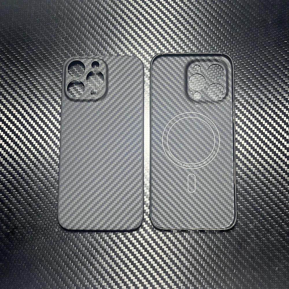 

For magsafe Magnetic for iphone 16 15 pro max carbon fiber case Ultra Thin aramid phone cover for iphone 16 15 pro carbon case
