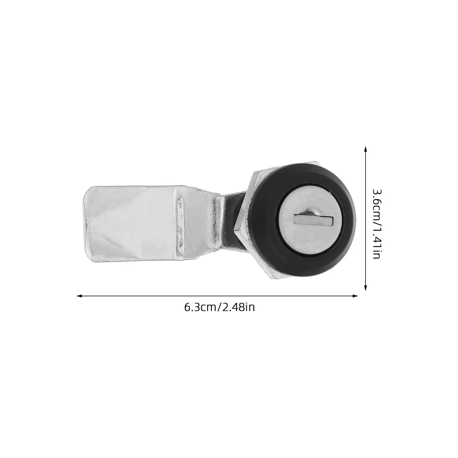 2Pcs Cylinder Cam Locks Universal Replacement Mailbox Cabinet Lock Zinc Alloy Security Latch Easy Install for Drawer Desk Tool