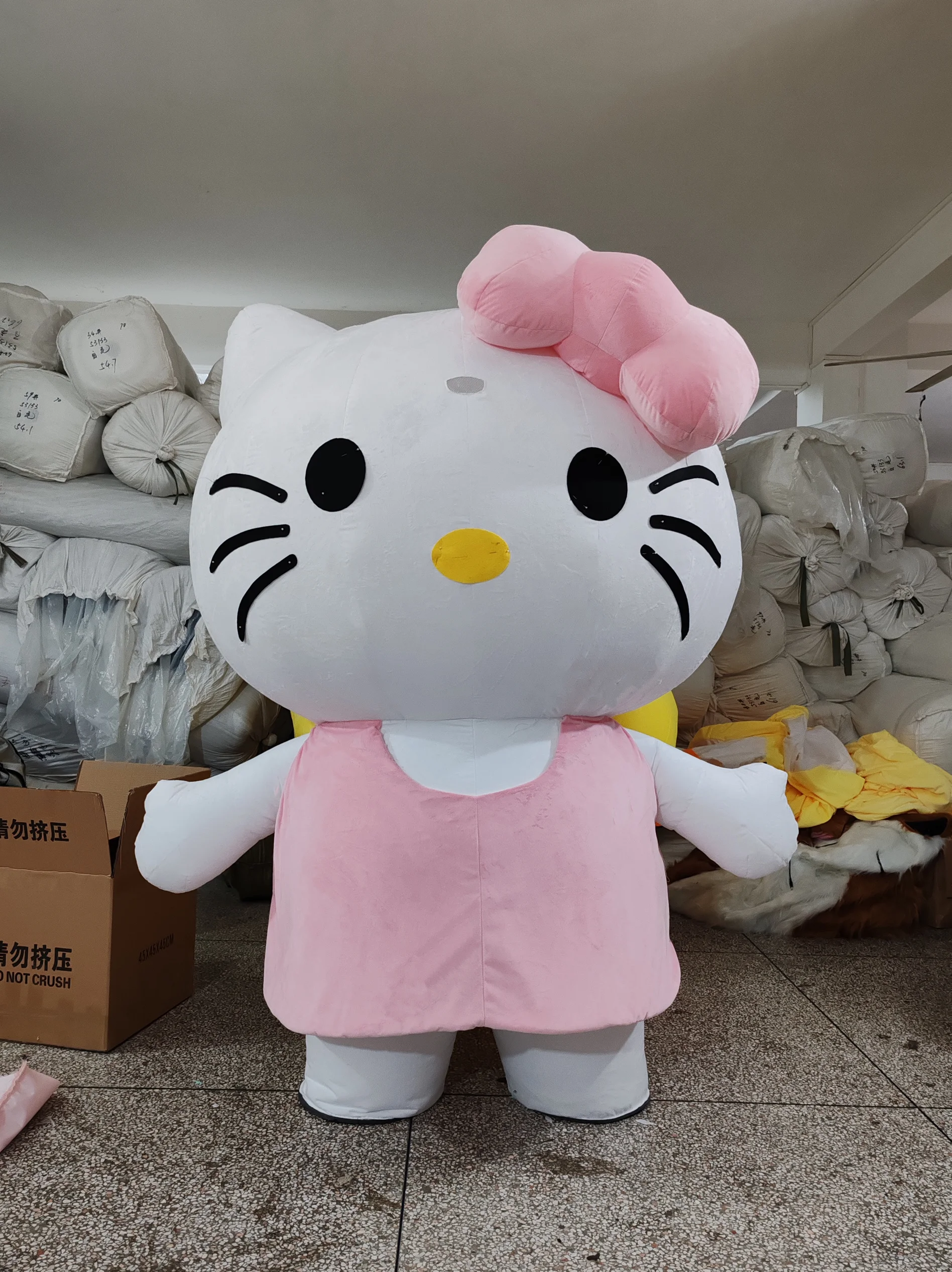 MINISO Disney Inflatable Pudding Dog Pacha Dog Mascot Costumes Cosplay Halloween Carnival Party Events Apparel No Battery