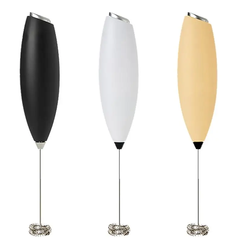 Milk Frother Foam Maker Handheld Powerful Egg Whisk Drink Mixer for Coffee Cappuccino Latte Matcha Hot Chocolate