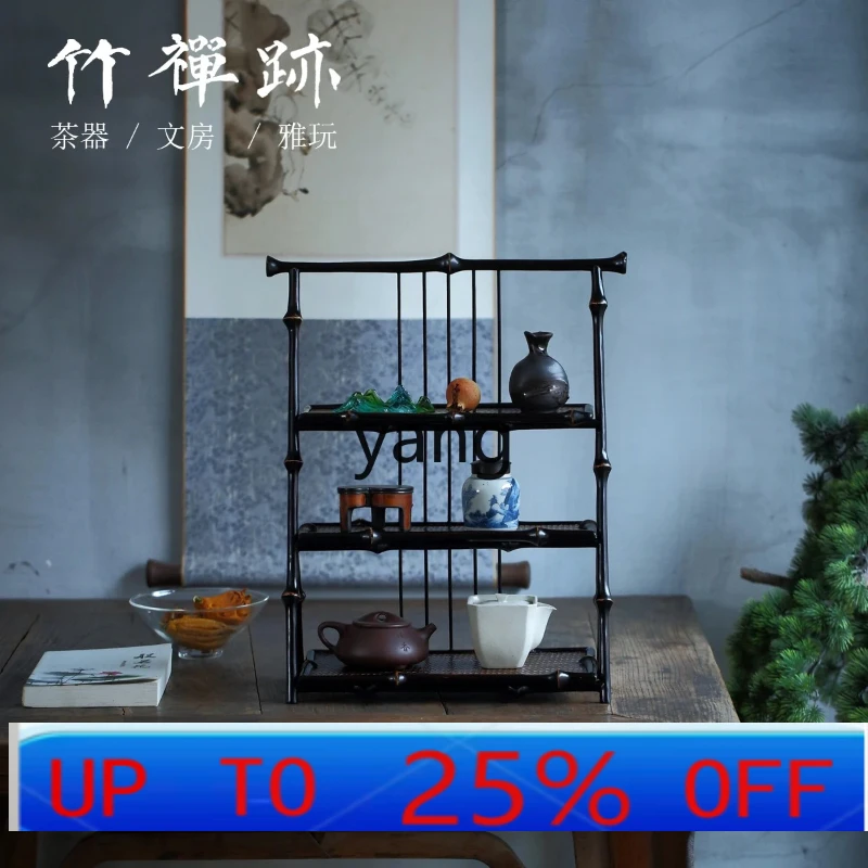 

LHH desktop storage tea ceremony Bogu rack ornament tea set storage rack