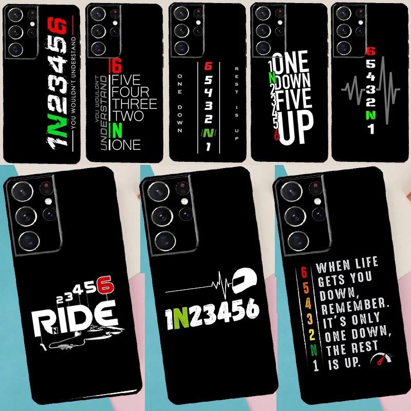 1N23456 Motorcycle Case For Samsung Galaxy S21 S22 Ultra S8 S9 S10 Plus Note 10 Note 20 Ultra S20 FE Cover