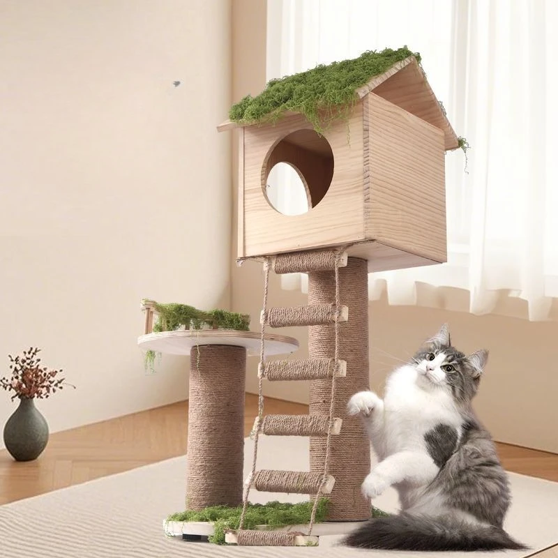 

Vertical sisal grinding claws wear-resistant cat scratching board toys upper and lower bunk anti-mildew four-season universal