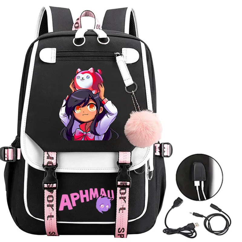 

Aphmau schoolbag character comic game travel casual notebook backpack backpack