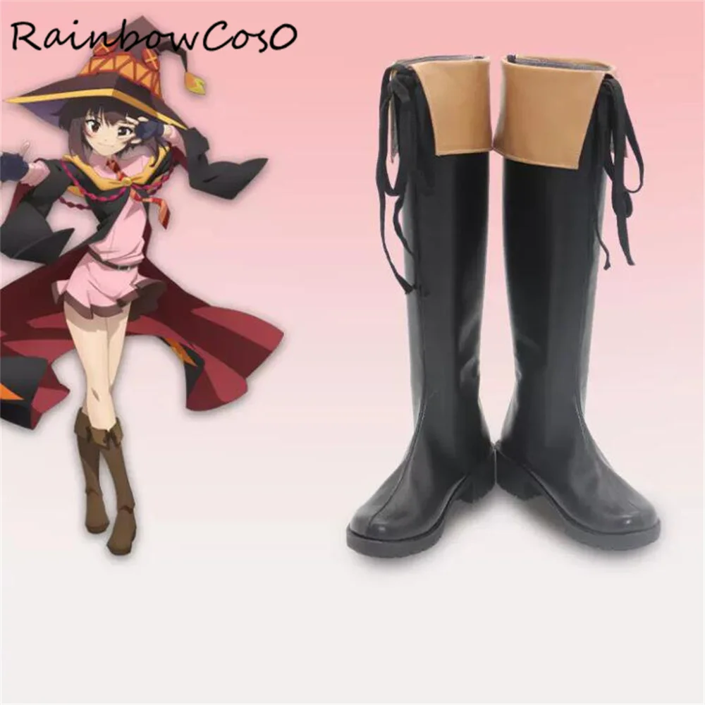 

Megumin Aqua ono subarashi sekai ni shukufuku wo Cosplay Shoes Boots Game Anime Party Halloween Chritmas RainbowCos0 W3852