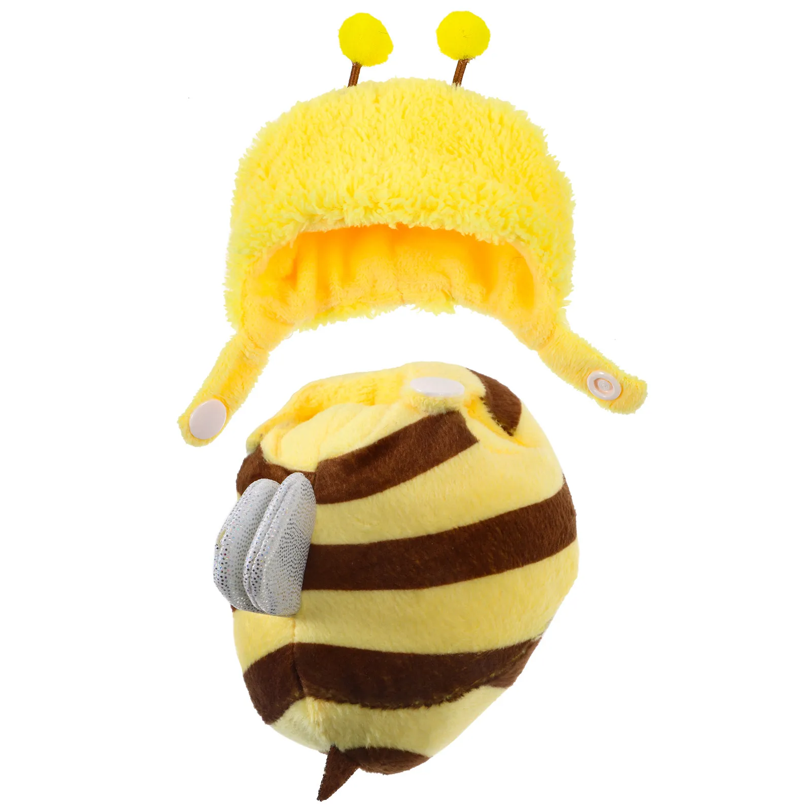 

1Set Honeybee Style Lovely Soft Fabric Clothes Replacement Easy Wear Decorative Costume for Miniature Charming Compact