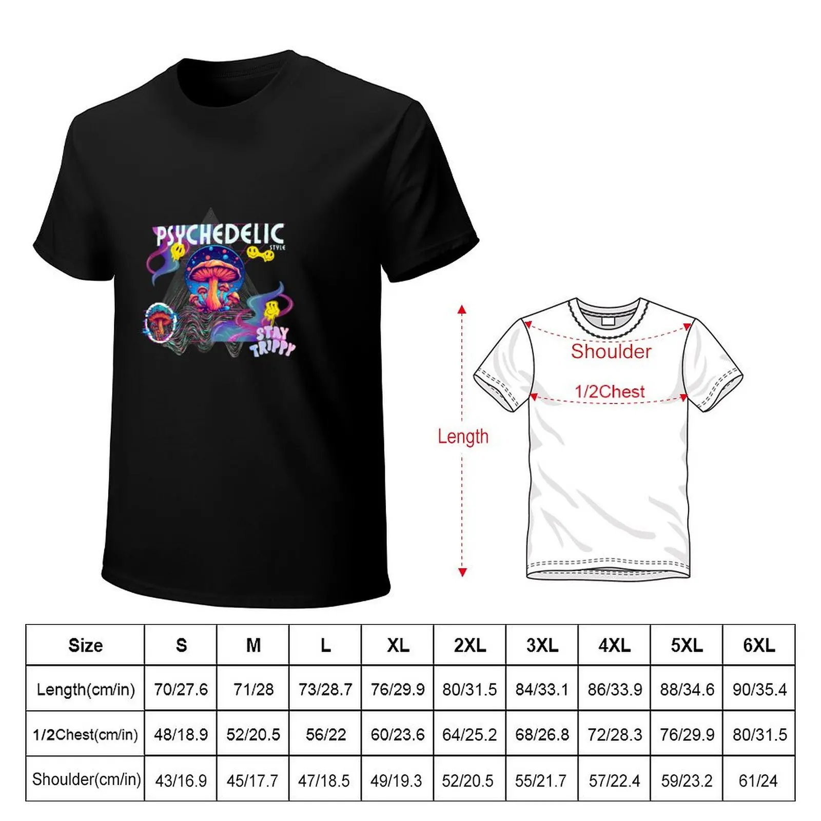 Trippy, inner-journey! T-Shirt Novelty Graphic Tee Shirt