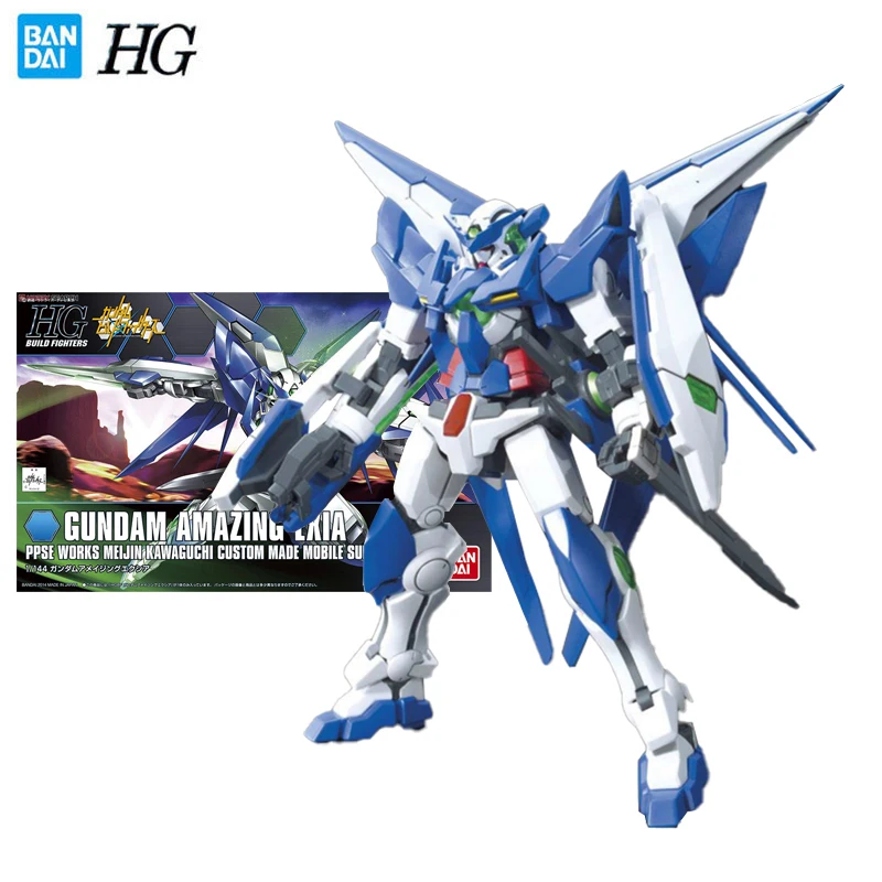 

Bandai Genuine Gundam Model Garage Kit HG Series 1/144 Gundam Amazing Exia Anime Action Figure Toys for Boys Collectible Toy