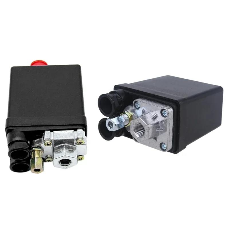 Сверхмощный компрессор с контролем давления для клапана 90-120PSI, порт 1/4 для небольшой компрессорной машины