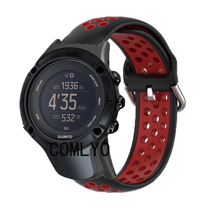 Band For SUUNTO Ambit 3 Sport Run Strap Smart Watch Silicone Breathable Sports Bracelet For Women men