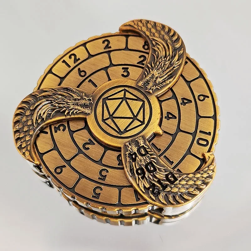 Fidget spinner alívio do estresse brinquedo de metal anti-stress lidar com giroscópio rolo aliviar o estresse reduzindo gadgets de mesa